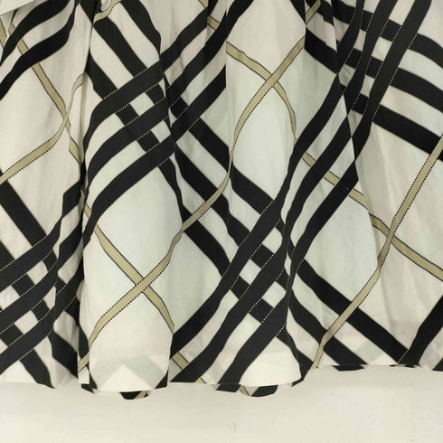 バーバリーブルーレーベル BURBERRY BLUE LABEL チェック ミニスカート レディース 36