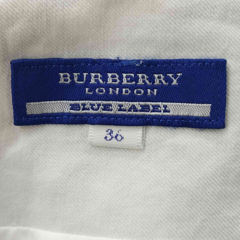 バーバリーブルーレーベル BURBERRY BLUE LABEL チェック ミニスカート レディース 36