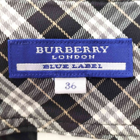 バーバリーブルーレーベル BURBERRY BLUE LABEL ミニスカパン レディース 36