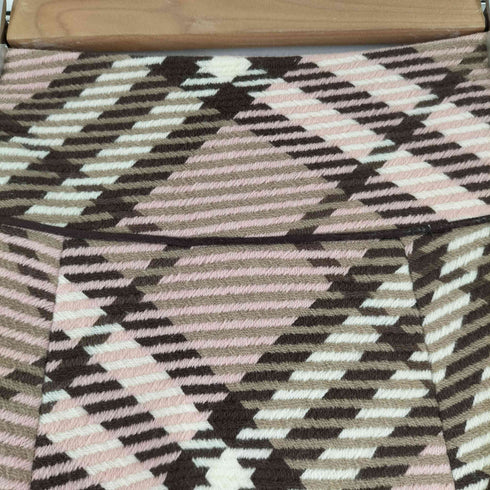 バーバリーブルーレーベル BURBERRY BLUE LABEL チェック ミニスカート レディース 36