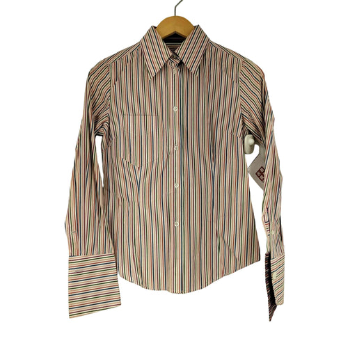 ポールスミスブラック Paul Smith BLACK L/S ストライプ シャツ レディース 40