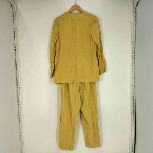 ロペ ROPE 【おうち服】【セットアップ対応】コットンリネンジャケット ツイルイージーパンツ セットアップ レディース 36