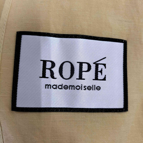 ロペ ROPE 【おうち服】【セットアップ対応】コットンリネンジャケット ツイルイージーパンツ セットアップ レディース 36