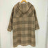 YUMOMO チェックダッフルコート レディース import:M