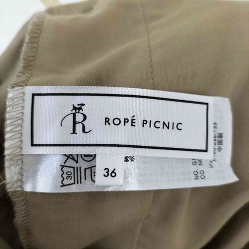 ロペピクニック Rope Picnic 25SS タックチノワイドパンツ レディース 36