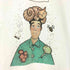 フルーツオブザルーム FRUIT OF THE LOOM 90S USA製 シングルステッチ BE ALLERGY ALERT プリントTシャツ メンズ import:XL