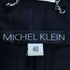 ミッシェルクラン MICHEL KLEIN ステッチデザイン ウールシルク 1Bテーラードジャケット レディース EUR:40