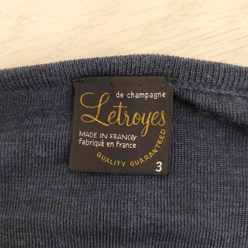 ルトロワ Letroyes フランス製 クルーネック ニット メンズ 3