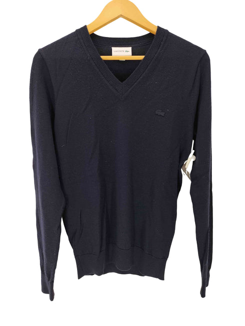 ラコステ LACOSTE Vネック ワンポイント ウール ニット セーター メンズ import:XS
