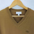 ラコステ LACOSTE Vネック ワンポイント ウール ニット セーター メンズ import:XS
