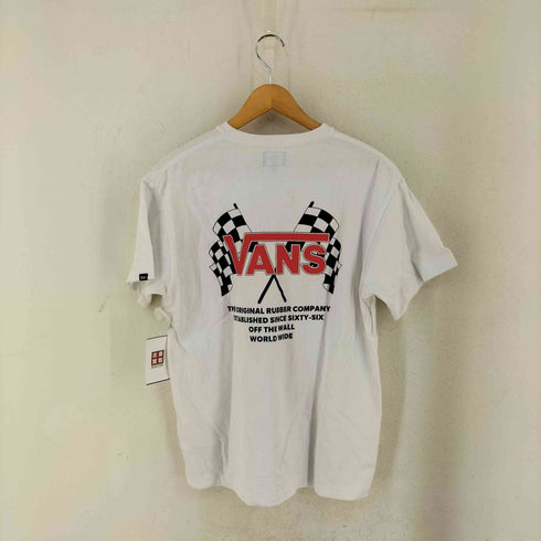 バンズ VANS Checket Flags TEE 両面プリントTシャツ メンズ JPN:M