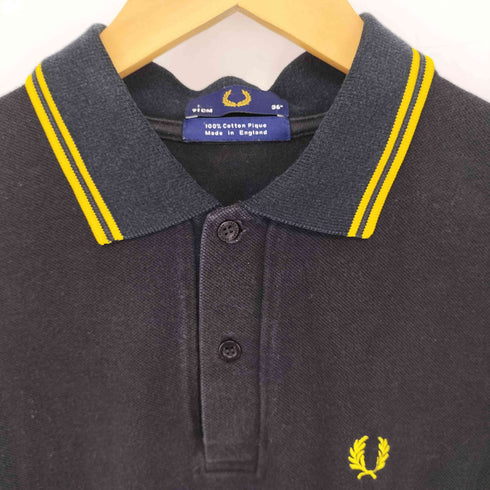 フレッドペリー FRED PERRY イングランド製 ポロシャツ メンズ 91cm 36