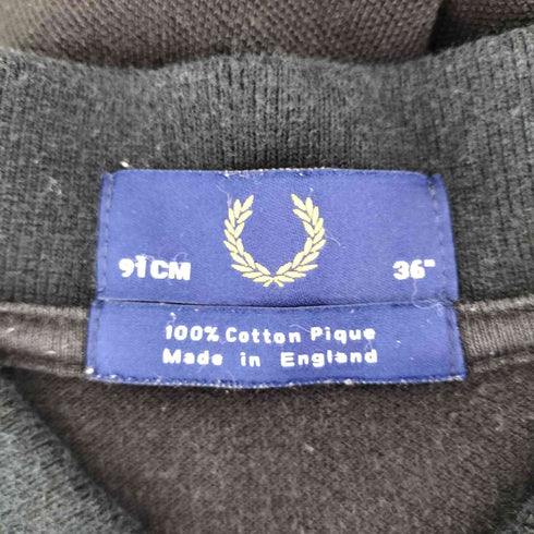 フレッドペリー FRED PERRY イングランド製 ポロシャツ メンズ 91cm 36