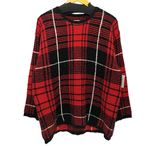 ユニフ UNIF ユニックス チェック柄 ニットプルオーバー レディース import:S