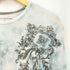 pop icon clothing リーフプリント タイダイ染め ワッフルニット サーマルカットソー メンズ s