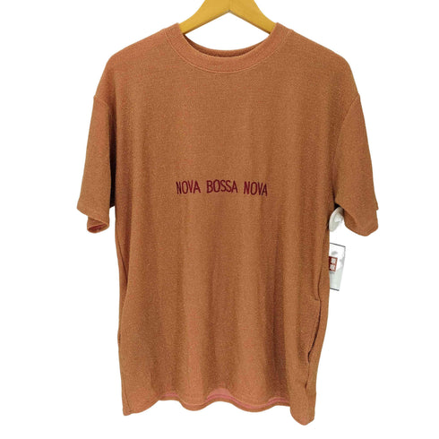 パメオポーズ Pameo Pose POSE NOVA BOSSA NOVA 刺繍 ラメグリッター Tシャツ レディース FREE