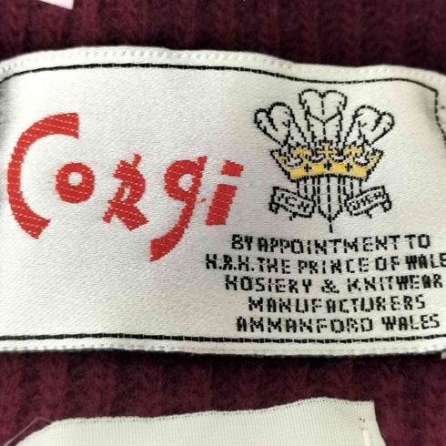 CORGI 英国製 くるみボタン ニットカーディガン メンズ