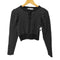 ザラ ZARA ドット柄パフスリーブカーディガン レディース import:S
