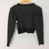 ザラ ZARA ドット柄パフスリーブカーディガン レディース import:S