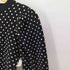 ザラ ZARA ドット柄パフスリーブカーディガン レディース import:S