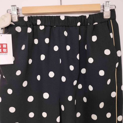 ロクビューティーアンドユースユナイテッドアローズ 6 BEAUTY & YOUTH UNITED ARROWS 21SS DOT PRINT PANTS レディース JPN:38