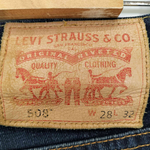リーバイス Levis 508 トルコ製 ストレート デニムパンツ メンズ W28 L32