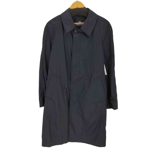 アクアスキュータム AQUASCUTUM 英国製 比翼ステンカラーコート メンズ 38