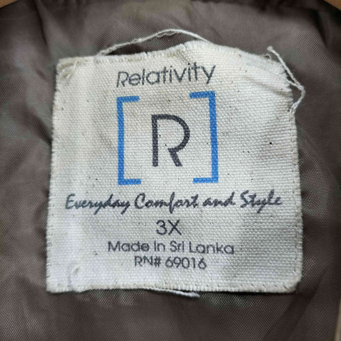 RELATIVITY ナイロンジャケット メンズ 3X
