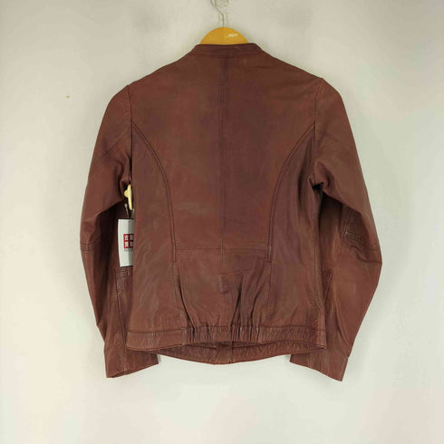 GOOSE CRAFT レザー シングルライダースジャケット レディース