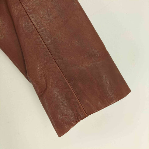 GOOSE CRAFT レザー シングルライダースジャケット レディース