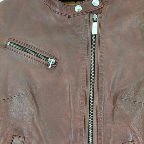 GOOSE CRAFT レザー シングルライダースジャケット レディース