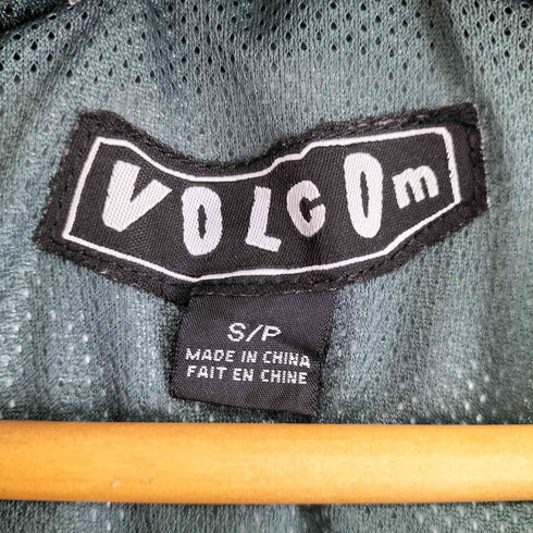ヴォルコム VOLCOM ロゴ刺繍 マウンテンパーカー メンズ S