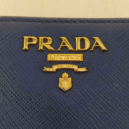 プラダ PRADA サフィアーノレザー 二つ折り財布 portafoglio lampo レディース