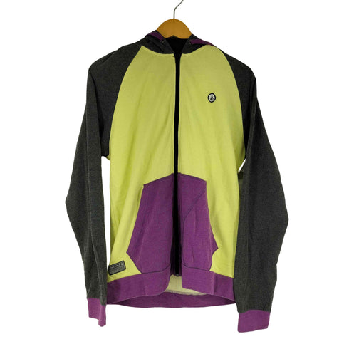 ヴォルコム VOLCOM マルチカラー ジップアップパーカー メンズ M