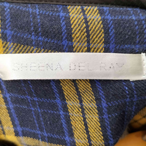 シーナデレイ SHEENA DEL RAY チャイナボタン チェックワンピース レディース