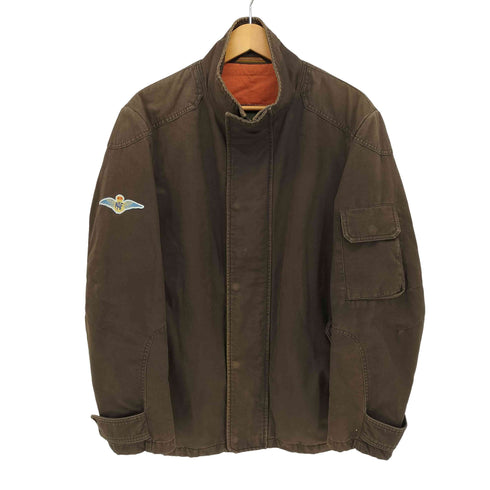 ヘンリーコットンズ Henry Cottons イギリス軍 RAFワッペン スタンドカラー ミリタリーブルゾン メンズ JPN:50