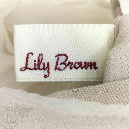 リリーブラウン Lily Brown オーガンジーコンビネーション レディース 1