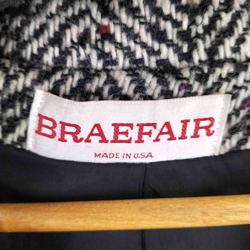BRAEFAIR ヘリンボーンジャケット レディース