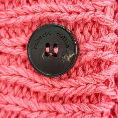 ロベルトコリーナ ROBERTO COLLINA コットンナイロン ショート メッシュカーディガン レディース JPN:S