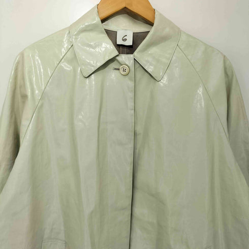ロクビューティーアンドユースユナイテッドアローズ 6 BEAUTY & YOUTH UNITED ARROWS 22SS ENAMEL MOTIF COAT レディース JPN:36
