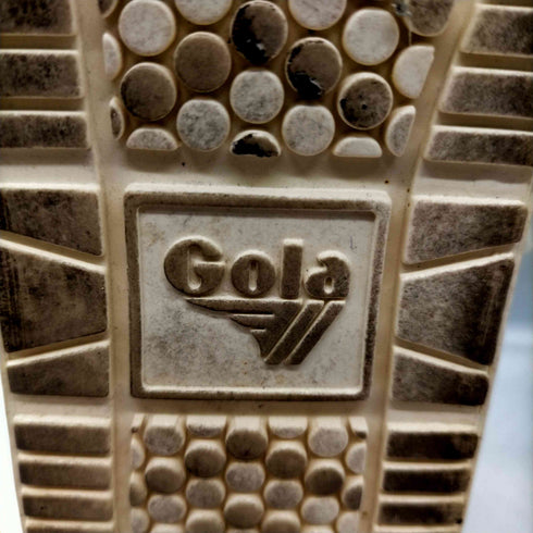 Gola シボ革 レザー スウェード 切替 ローカット スニーカー メンズ UK:7
