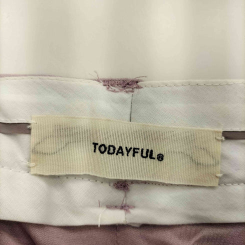 トゥデイフル TODAYFUL Georgette Rough Trousers ジョーゼットラフトラウザー レディース 36