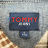 トミージーンズ tommy jeans フラッグ刺繍 チェック L/S シャツ メンズ import:S