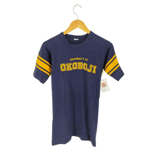 チャンピオン Champion USA製 80S S/S カレッジプリントクルーネックTシャツ メンズ JPN:M