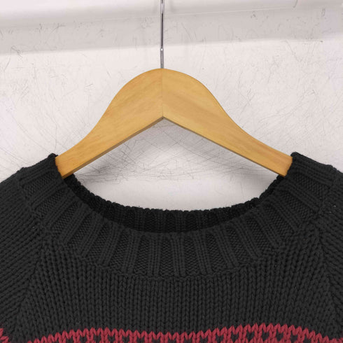 トミーヒルフィガー TOMMY HILFIGER 90-00S コットンノルディックニット メンズ import:L
