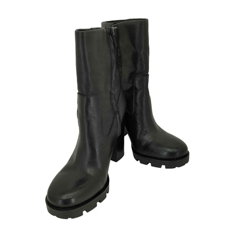 ザラ ZARA サイドジップ ハイヒールブーツ レディース 23.5cm