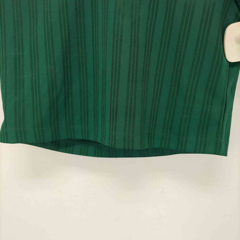 アディダスオリジナルス adidas Originals FOOTBALL JACQUARD V-NECK CROP POLO カレッジグリーン レディース JPN:XS