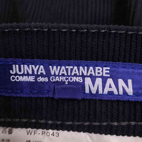 ジュンヤワタナベコムデギャルソンマン JUNYA WATANABE COMME des GARCONS MAN AD2010 10AW 異素材切替 コーデュロイ フレアパンツ メンズ JPN:S