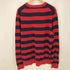 トミーヒルフィガー TOMMY HILFIGER ボーダー柄 Vネック コットンニット メンズ JPN:L