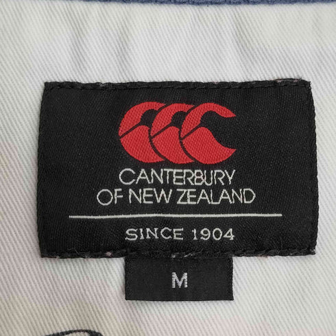 カンタベリー CANTERBURY 国旗 ワッペン ロゴ刺繍 ポロシャツ メンズ import:M